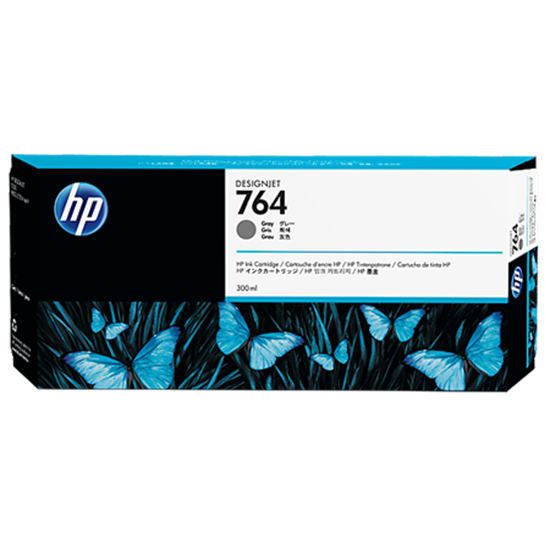 Picture of HP 764 Gray 300 ml Ink Cartridge