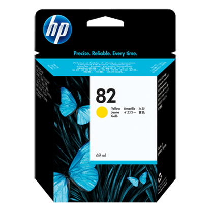 Picture of HP 82 69 ml Yellow Ink Cartridge