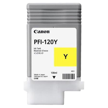 Picture of Canon PFI-120 Yellow Pigment Ink Tank 130ml
