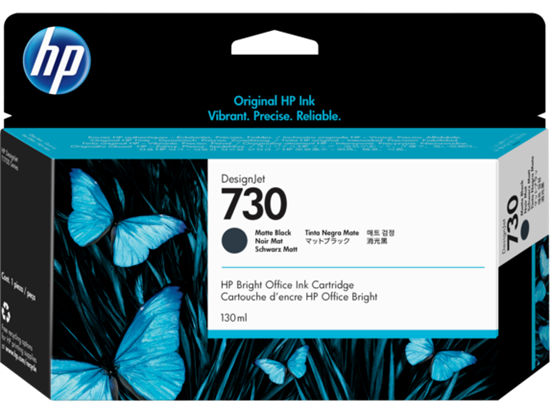 Picture of HP 730 130-ml Matte Black DesignJet Ink Cartridge