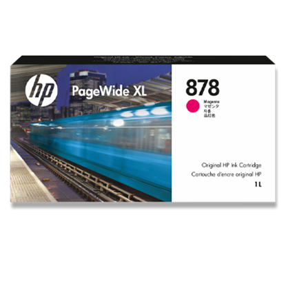 Picture of HP 878 PageWide XL 1L Magenta Ink Cartridge