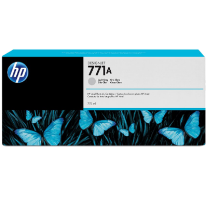 Picture of HP 771A Light Gray Standard Yield Ink Cartridge (B6Y22A)
