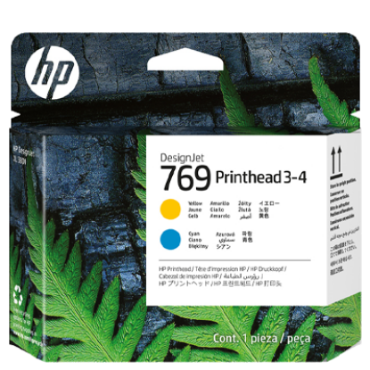 Picture of HP 769 DesignJet Cyan/Yellow 3-4 Printhead