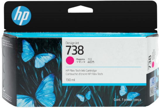 Picture of HP 738 Magenta Standard Yield Ink Cartridge
