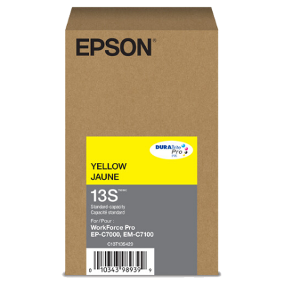 Picture of Epson DURABright Pro 13S Standard-Capacity Inkjet Cartridge (Yellow)